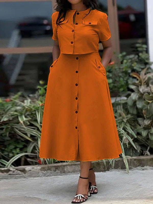 Orange Two-Piece Set