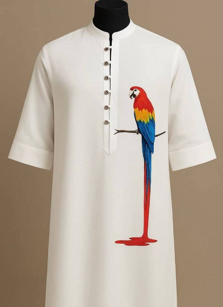 Parrot Print Kaftan