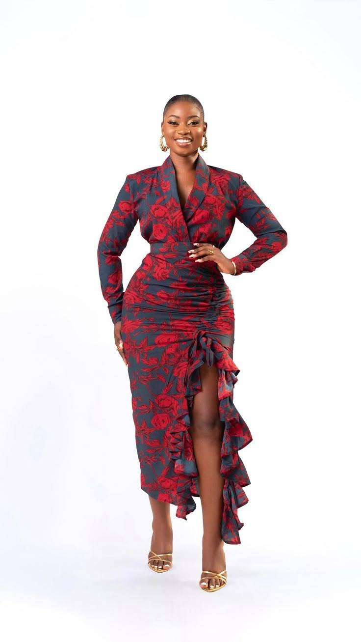 Floral Blazer Dress